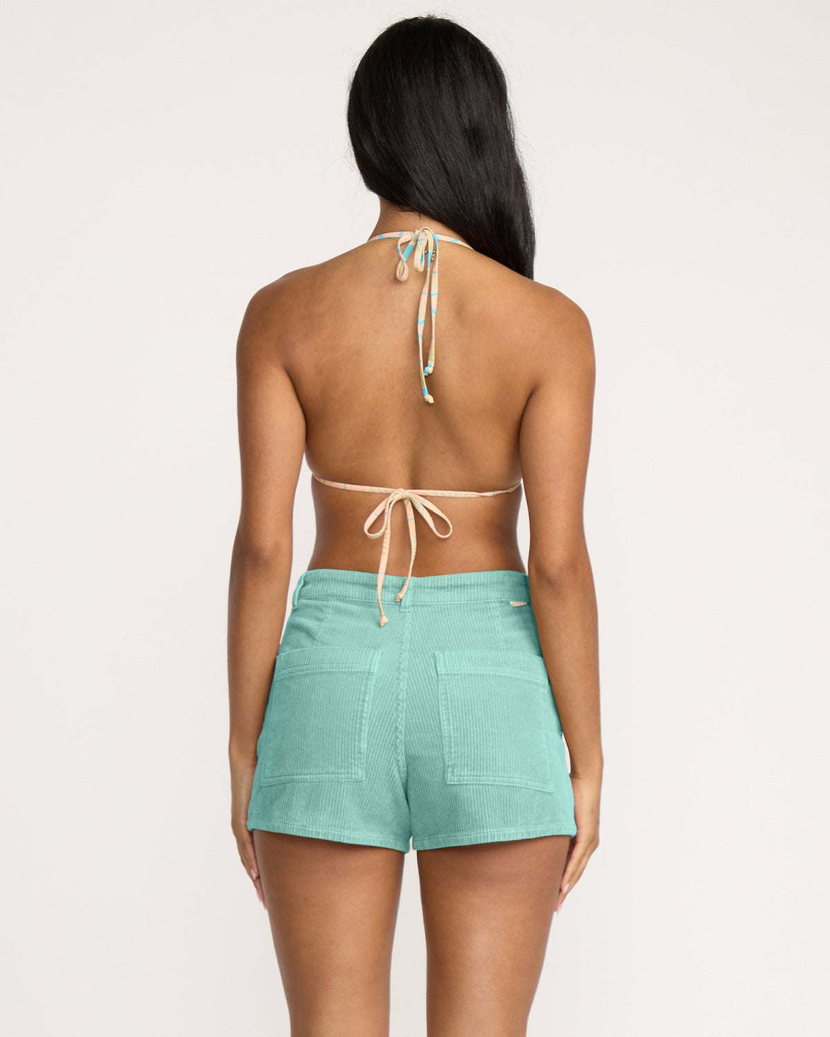 Billabong Women's Free Fall Corduroy Shorts - Misty Blue