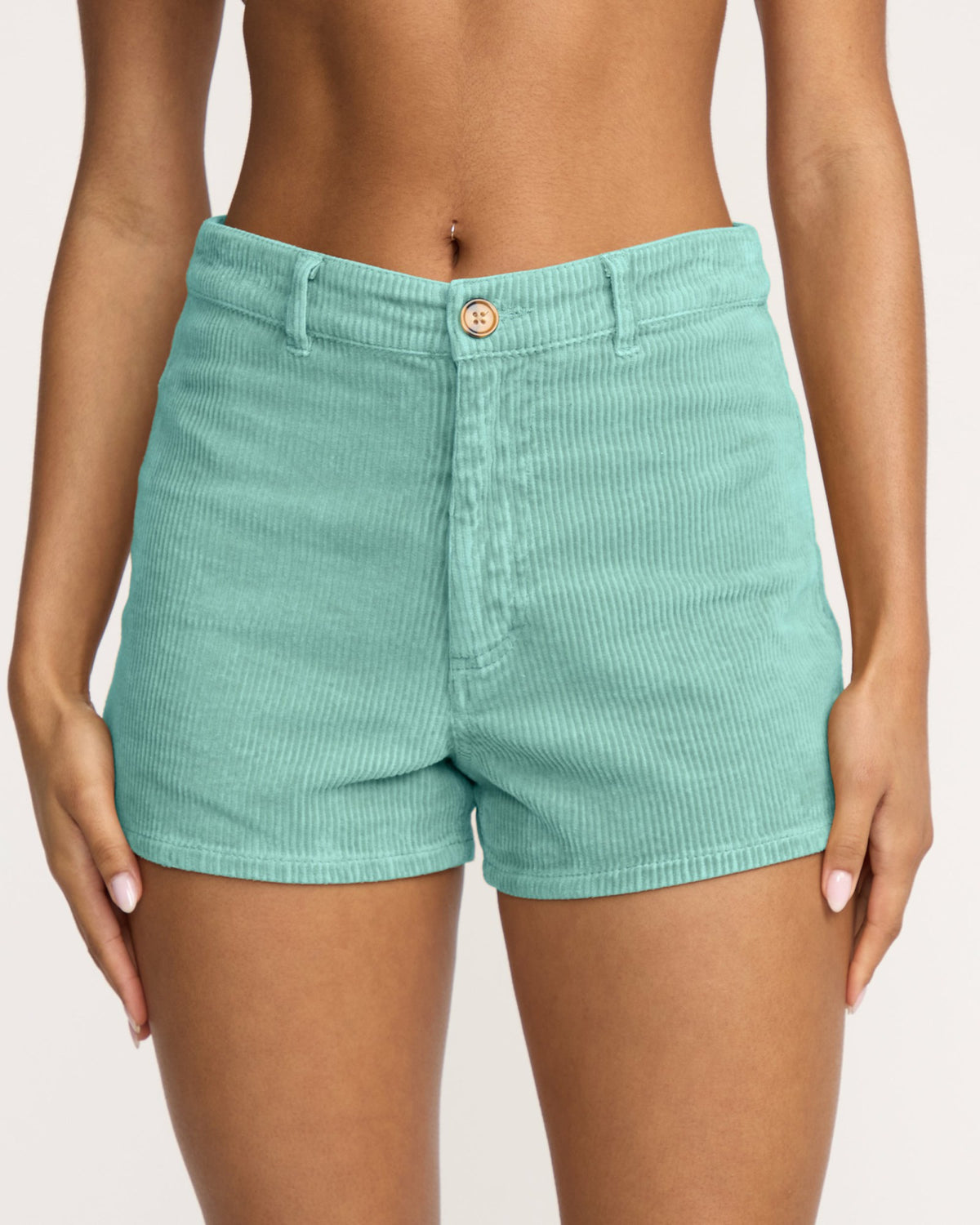 Billabong Women's Free Fall Corduroy Shorts - Misty Blue