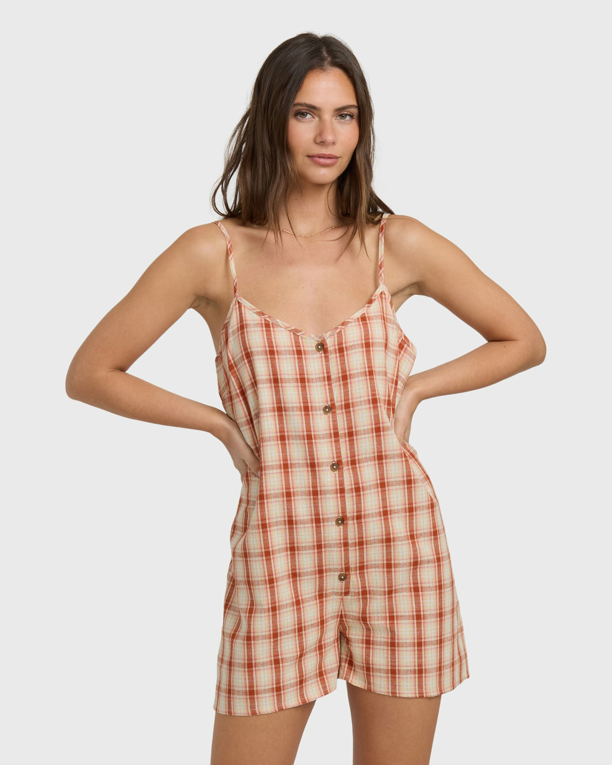Billabong Women's Dreamy Daze Romper - Sedona