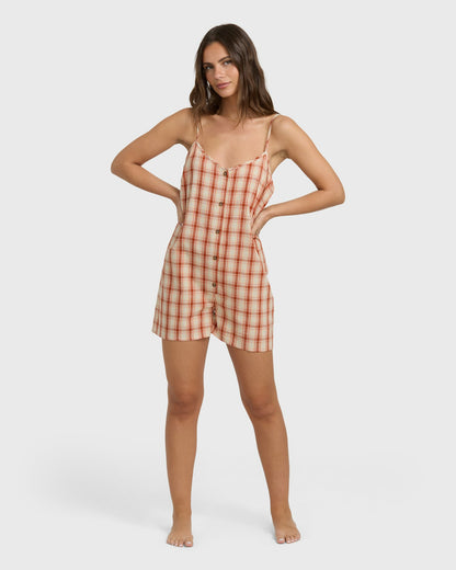 Billabong Women's Dreamy Daze Romper - Sedona