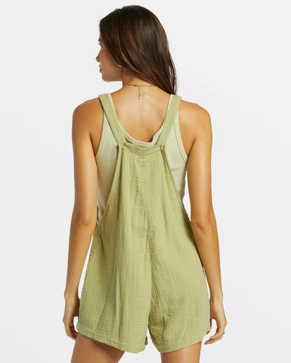 Billabong Women's Beach Crush Romper - Avocado