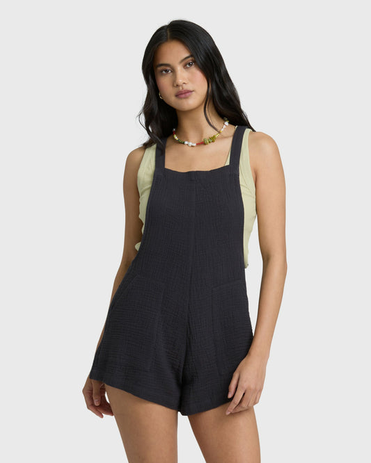 Billabong Women's Beach Crush Romper - Black Sands