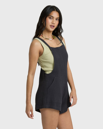 Billabong Women's Beach Crush Romper - Black Sands
