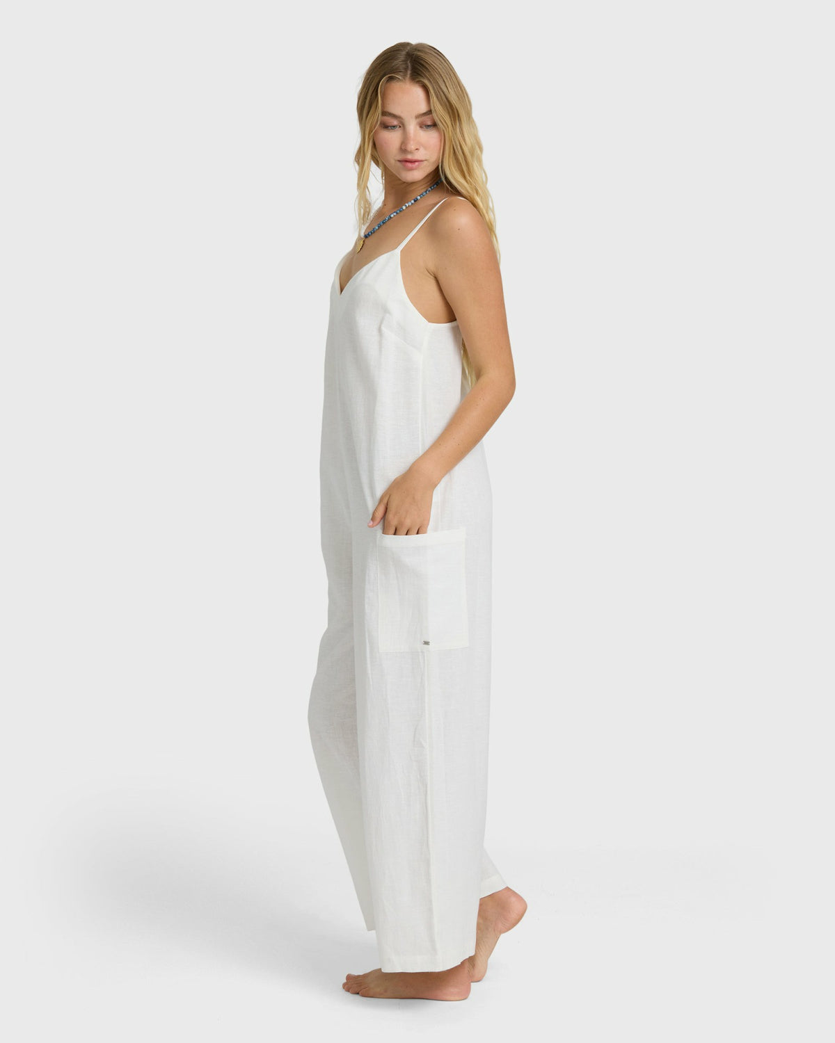 Billabong Women's Day To Day Romper - Salt Crystal