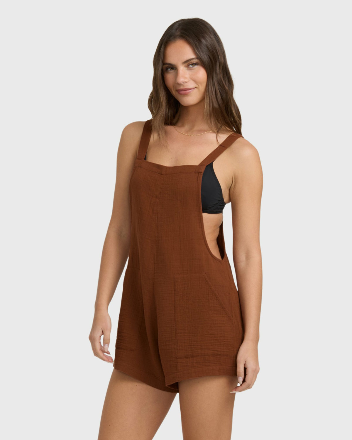 Billabong Women's Beach Crush Romper - Cowhide
