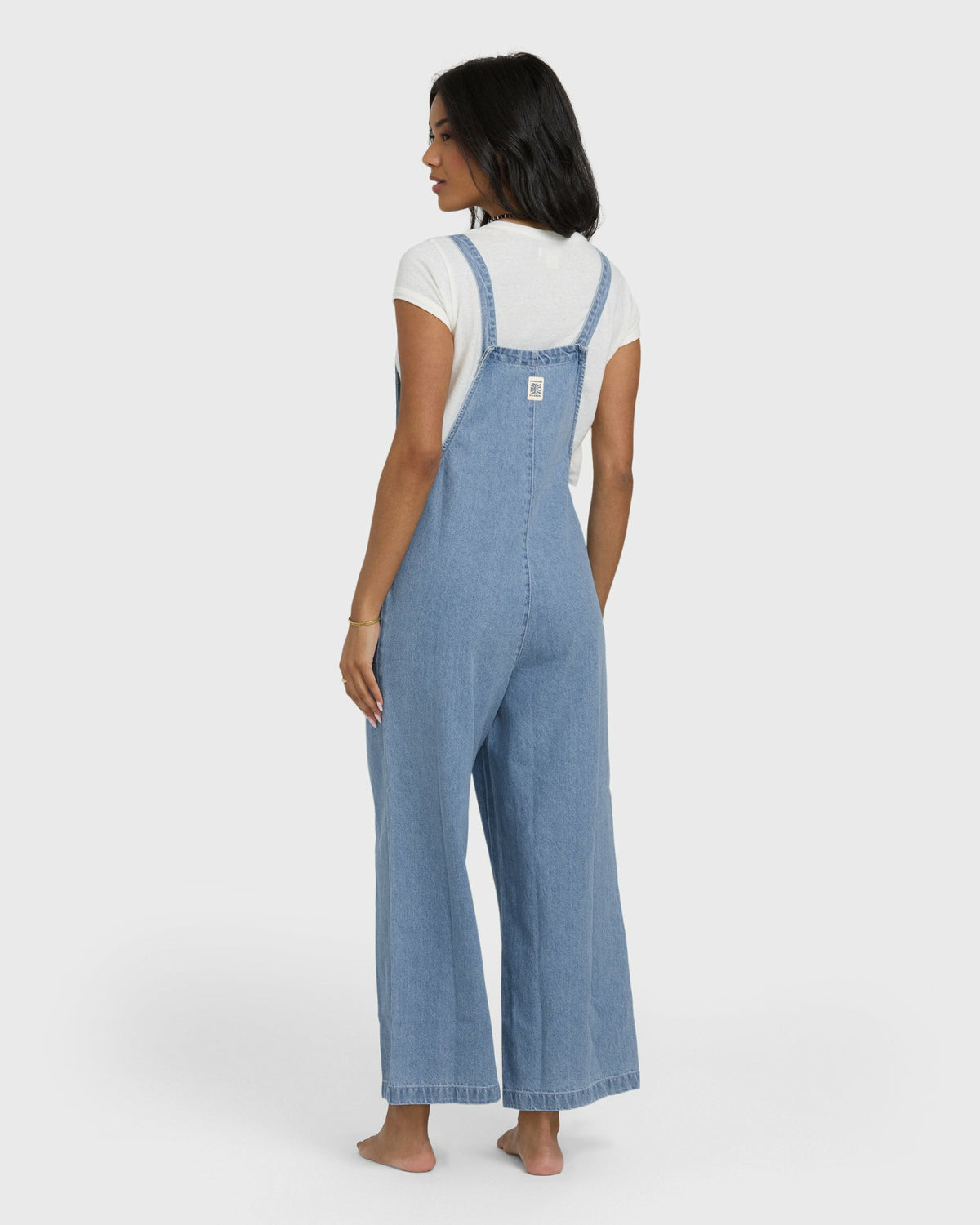 Billabong Women's Pacific Time Denim Overall - Sea Blue