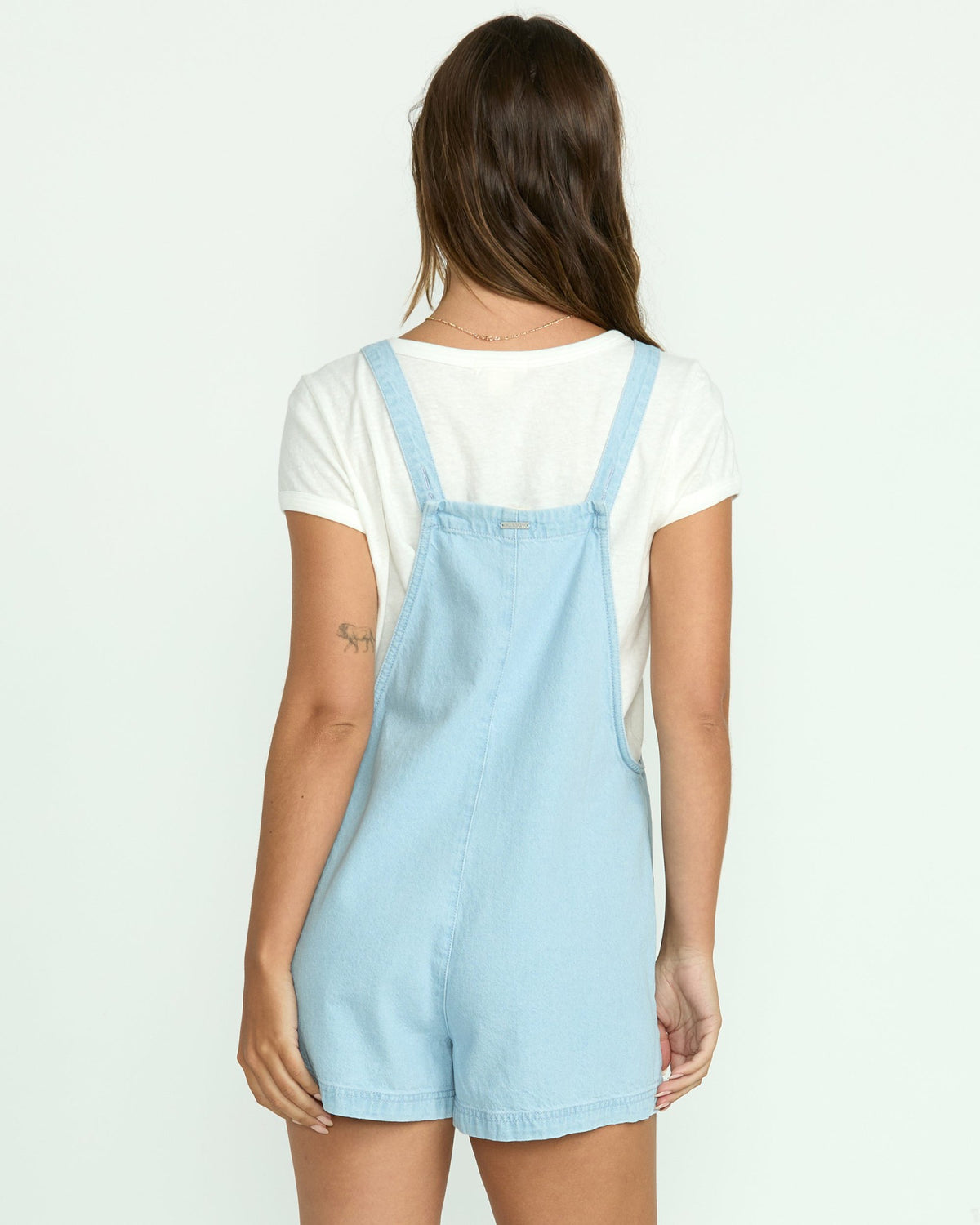 Billabong Women's Beach Crush Denim Overalls - Salt Blue