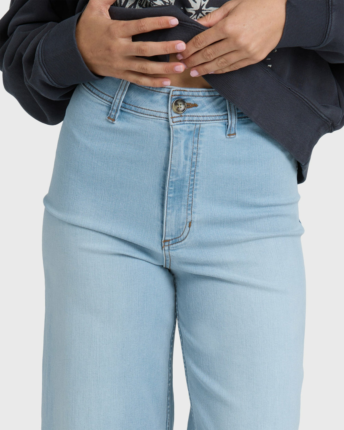 Billabong Women's Free Fall High-Waist Denim Pants - Surf Spray