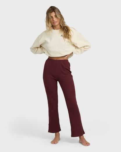 Billabong Women's Fever Twist Knitpants - Pinot