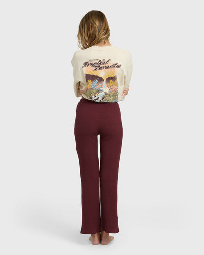 Billabong Women's Fever Twist Knitpants - Pinot