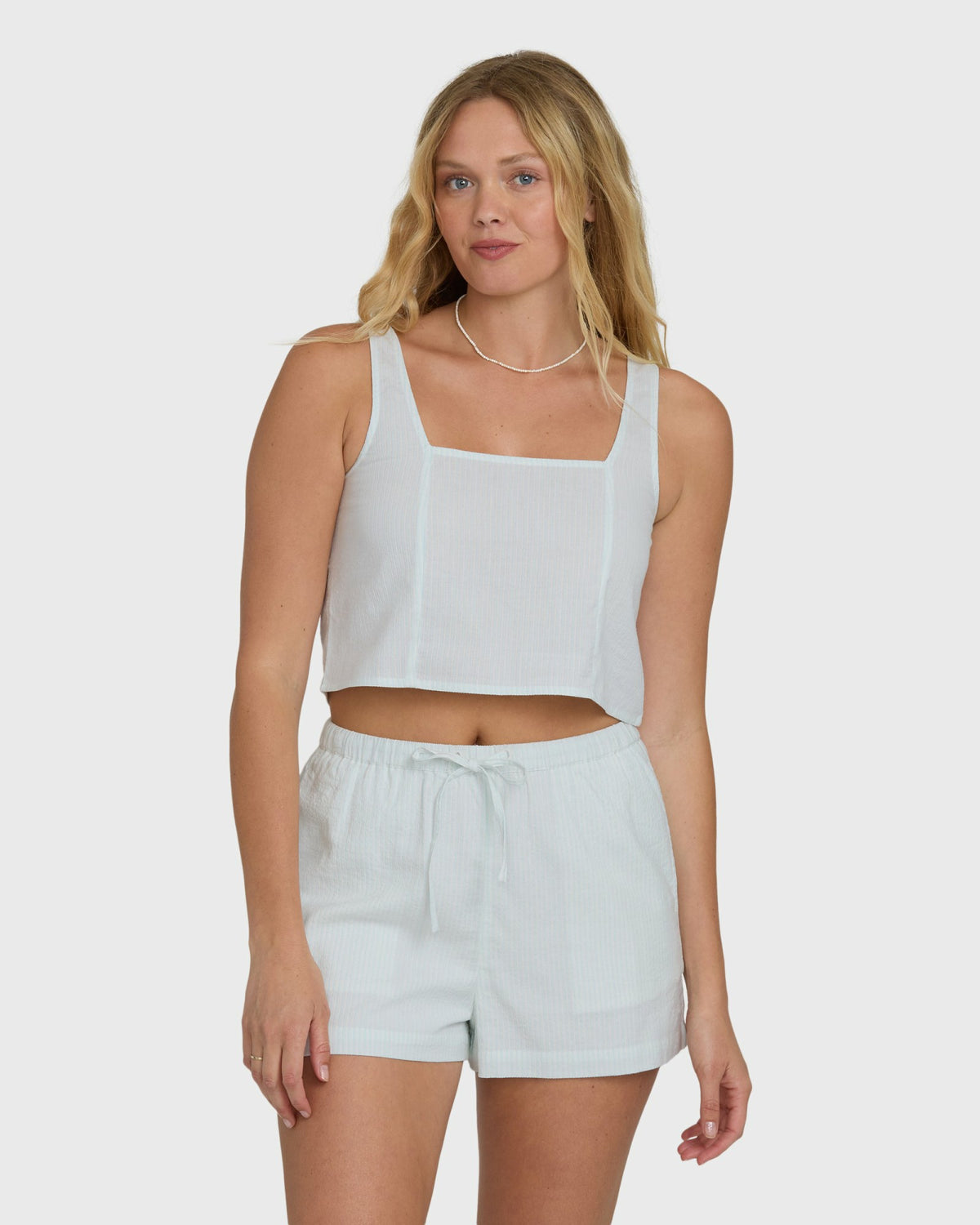 Billabong Women's Open Skies Woven Tank Top - Clearwater