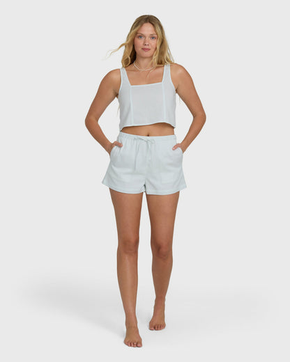 Billabong Women's Open Skies Woven Tank Top - Clearwater