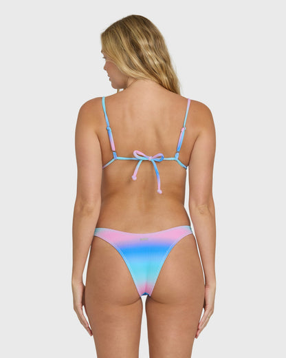 Billabong Women's Sun Fade Slide Tall Triangle Bikini Top - Ocean Spray
