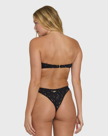 Billabong Women's Eye On You Dippi Bikini Bottoms - Black Pebble