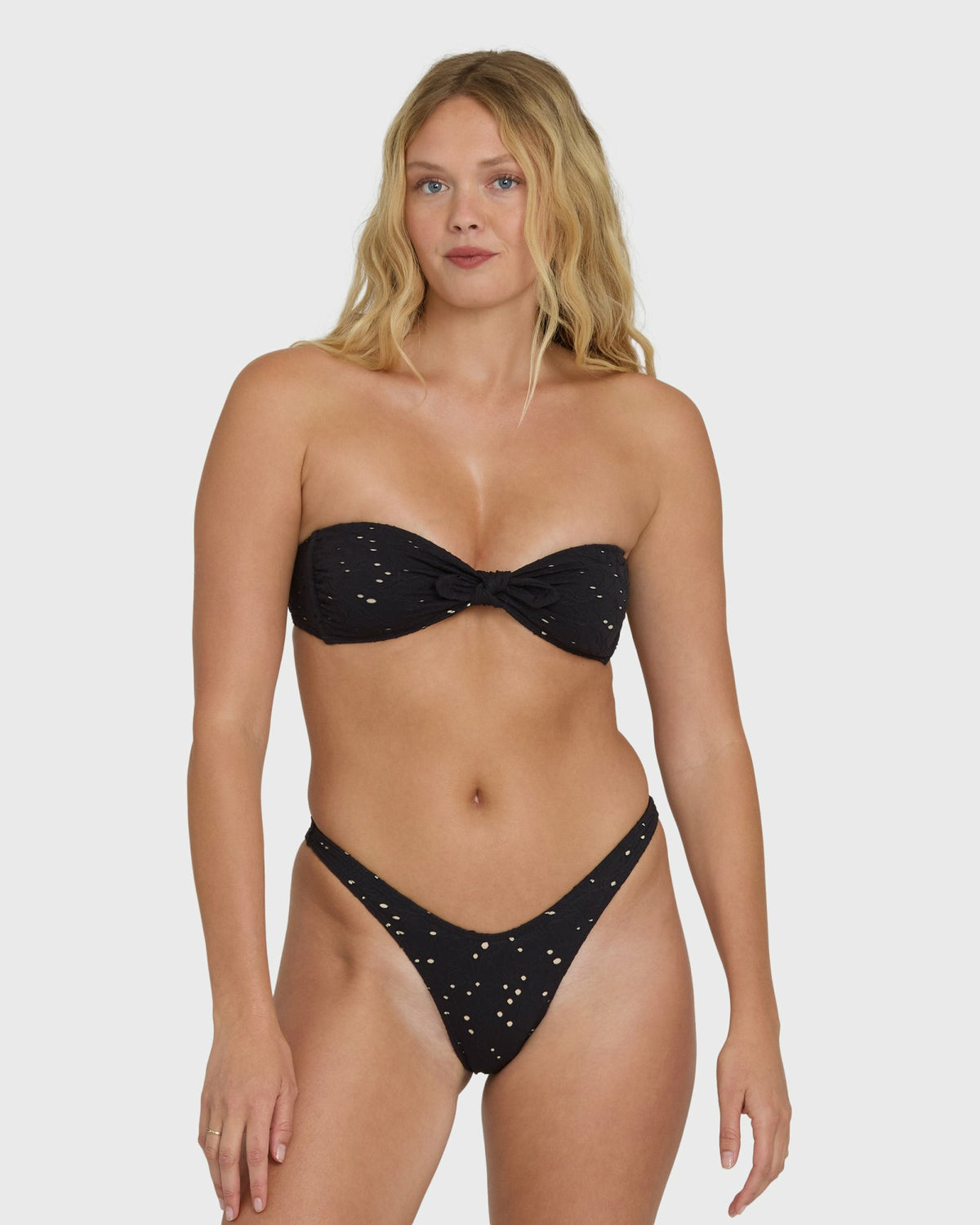 Billabong Women's Eye On You Dippi Bikini Bottoms - Black Pebble