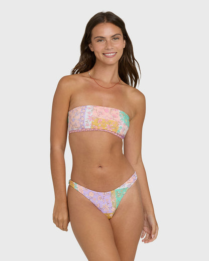 Billabong Women's Dreamy Daze Reversible Tiny Bikini Bottoms - Sweet Lilac
