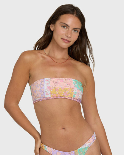Billabong Women's Dreamy Daze Reversible Tiny Bikini Bottoms - Sweet Lilac