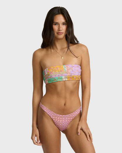 Billabong Women's Dreamy Daze Reversible Tiny Bikini Bottoms - Sweet Lilac