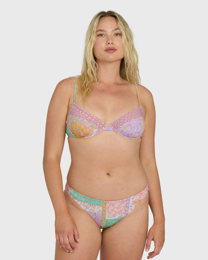 Billabong Women's Dreamy Daze Tropic Reversible Bikini Bottoms - Sweet Lilac