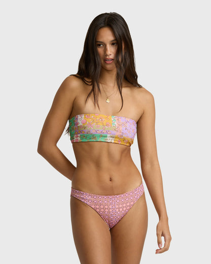 Billabong Women's Dreamy Daze Tropic Reversible Bikini Bottoms - Sweet Lilac