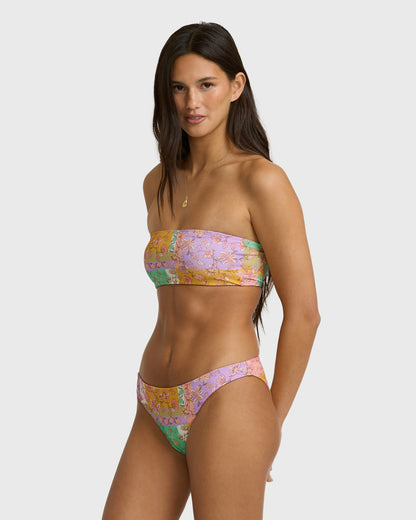 Billabong Women's Dreamy Daze Tropic Reversible Bikini Bottoms - Sweet Lilac