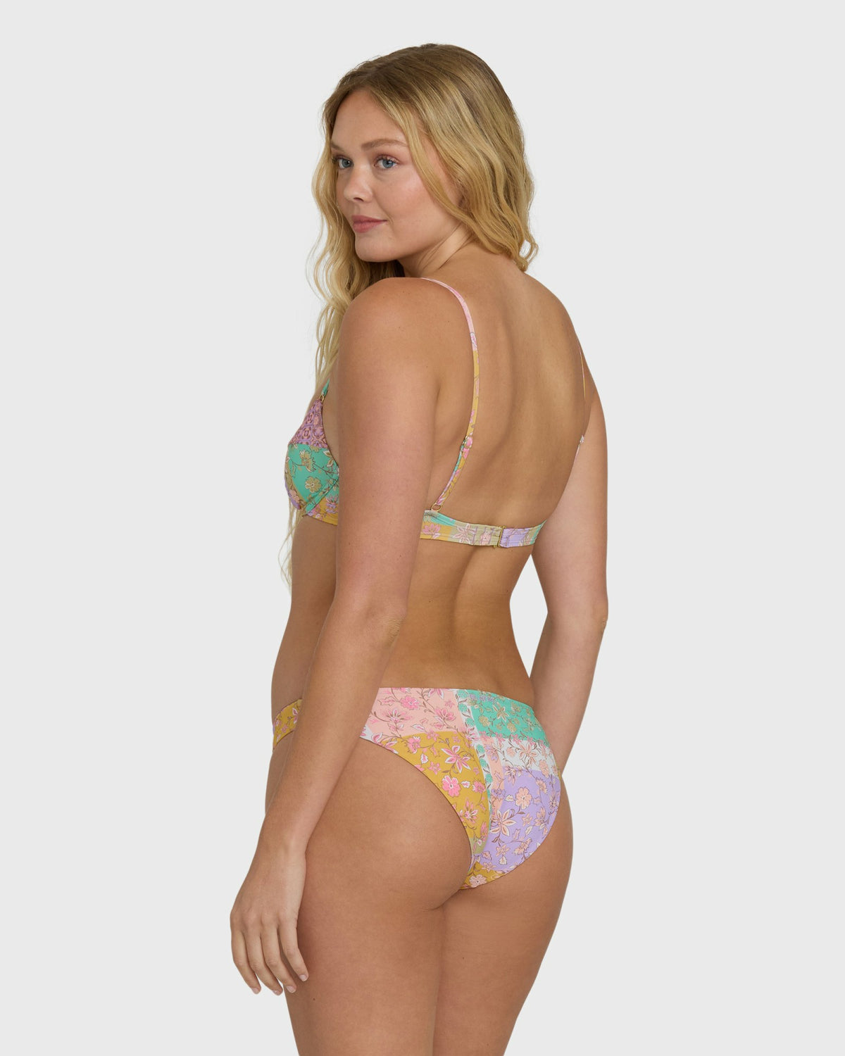 Billabong Women's Dreamy Daze Tropic Reversible Bikini Bottoms - Sweet Lilac