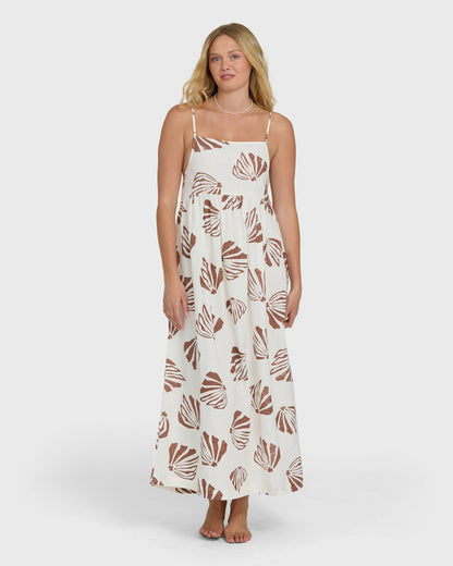 Billabong Women's Undone Maxi Cover-Up Dress - Salt Crystal