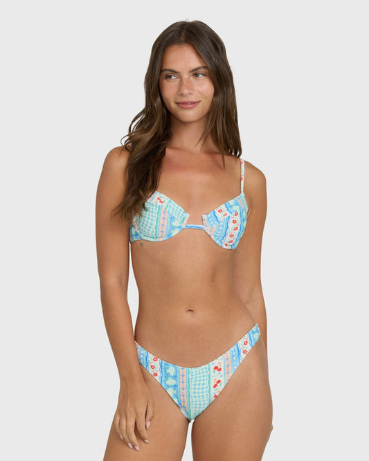 Billabong Women's Picnic Leah Underwire Bikini Top - Dream Blue
