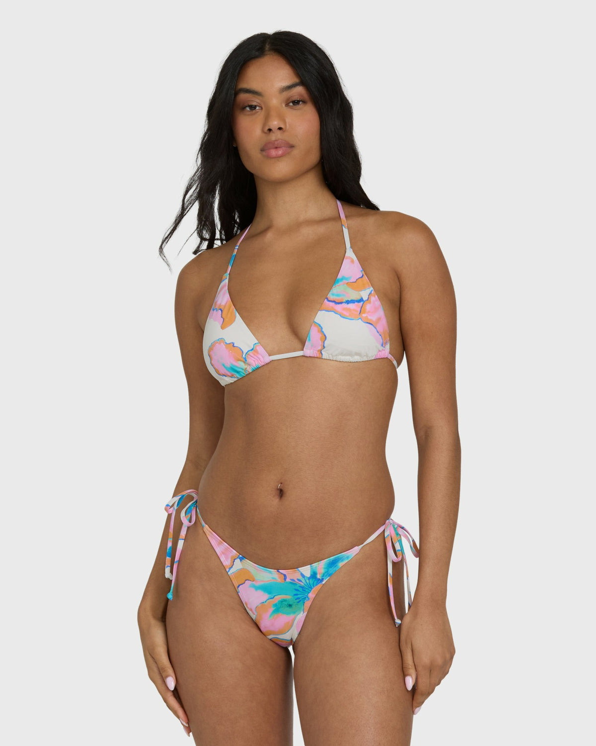 Billabong Women's Sweet Escape Remi Triangle Bikini Top - Salt Crystal