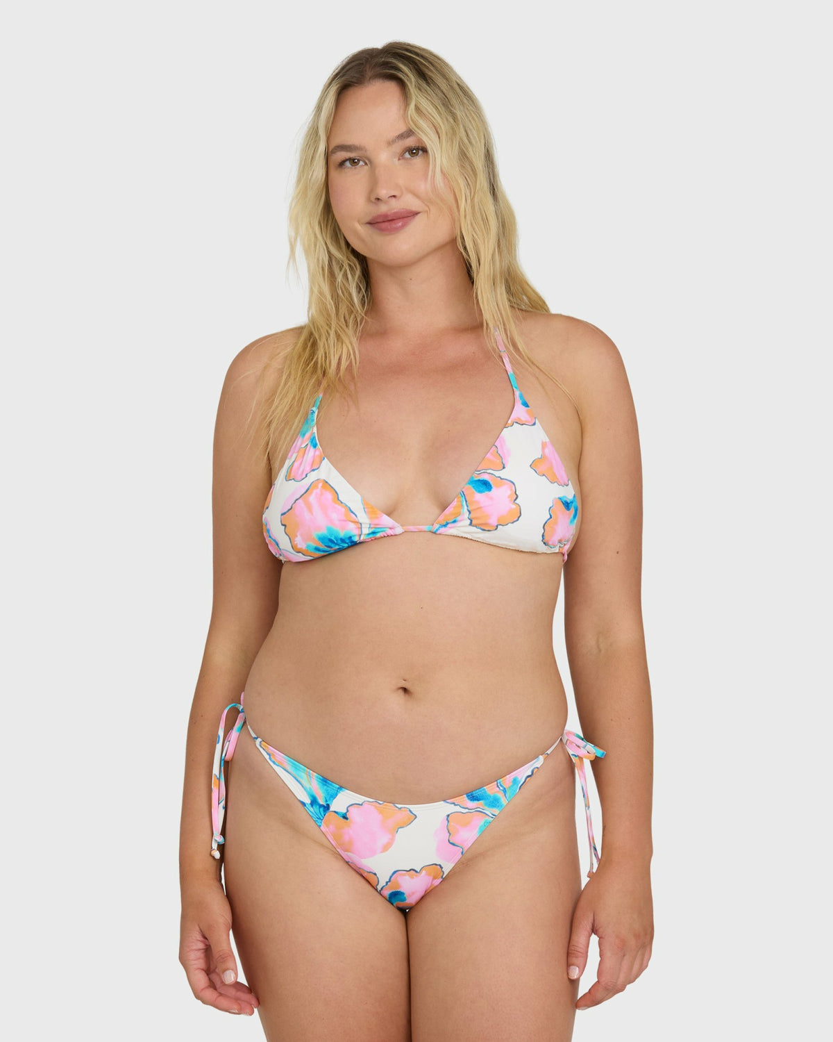 Billabong Women's Sweet Escape Remi Triangle Bikini Top - Salt Crystal