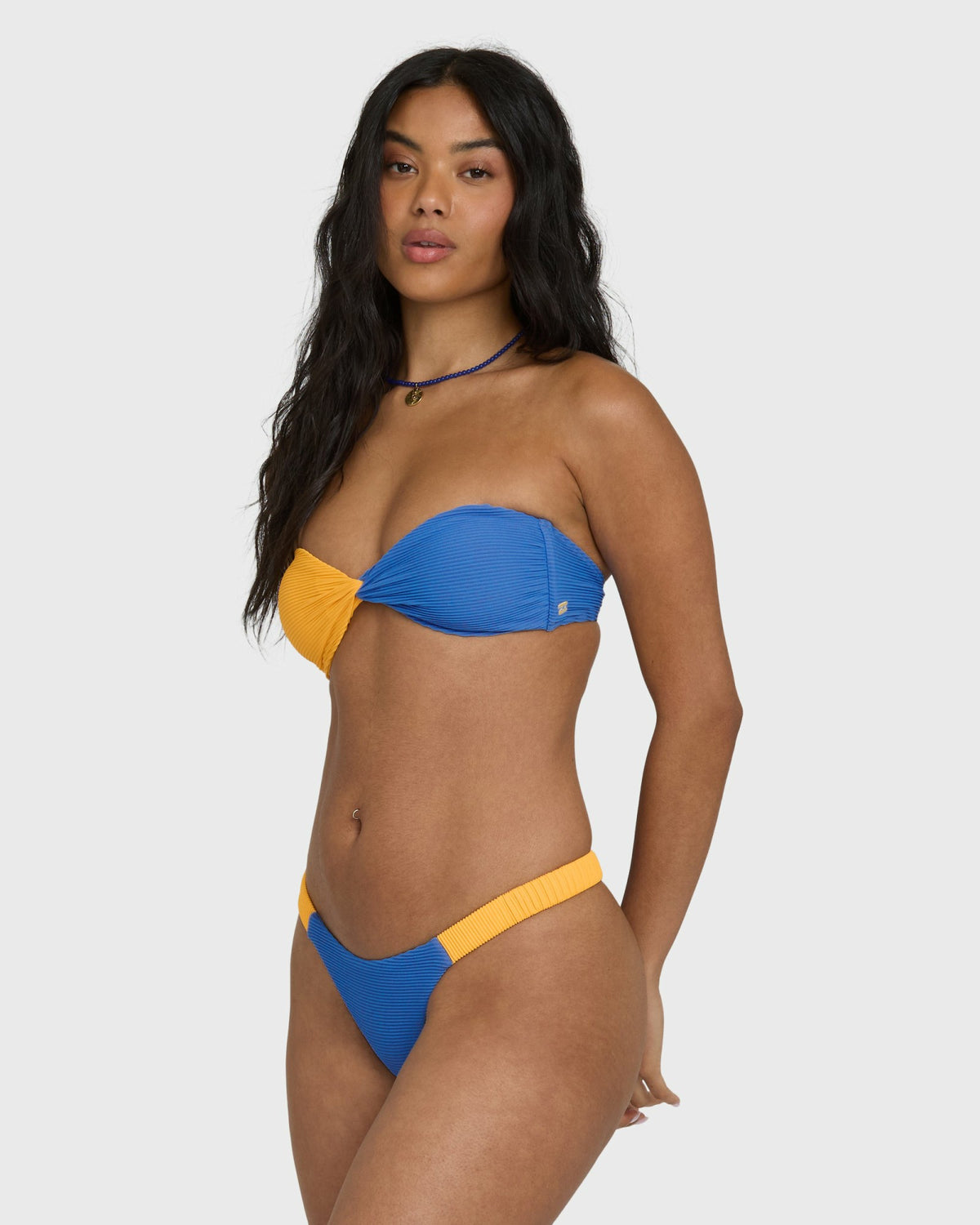 Billabong Women's Tanlines Sunni Scrunch Bikini Bottoms - True Blue
