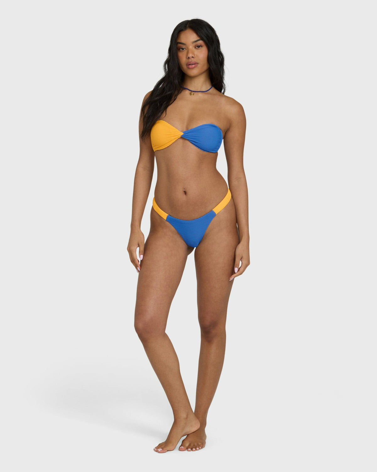 Billabong Women's Tanlines Sunni Scrunch Bikini Bottoms - True Blue