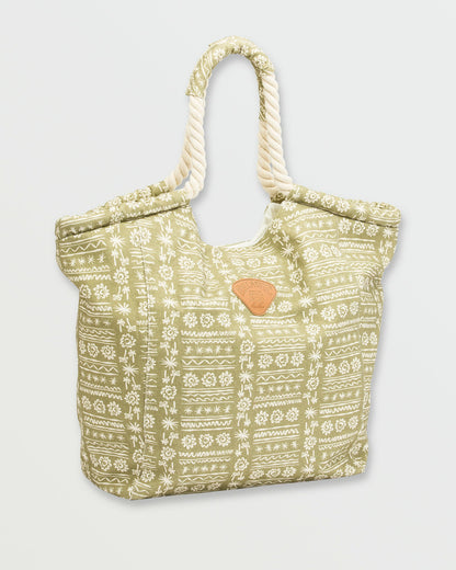 Billabong Women's Rope Tote Bag - Green Tea