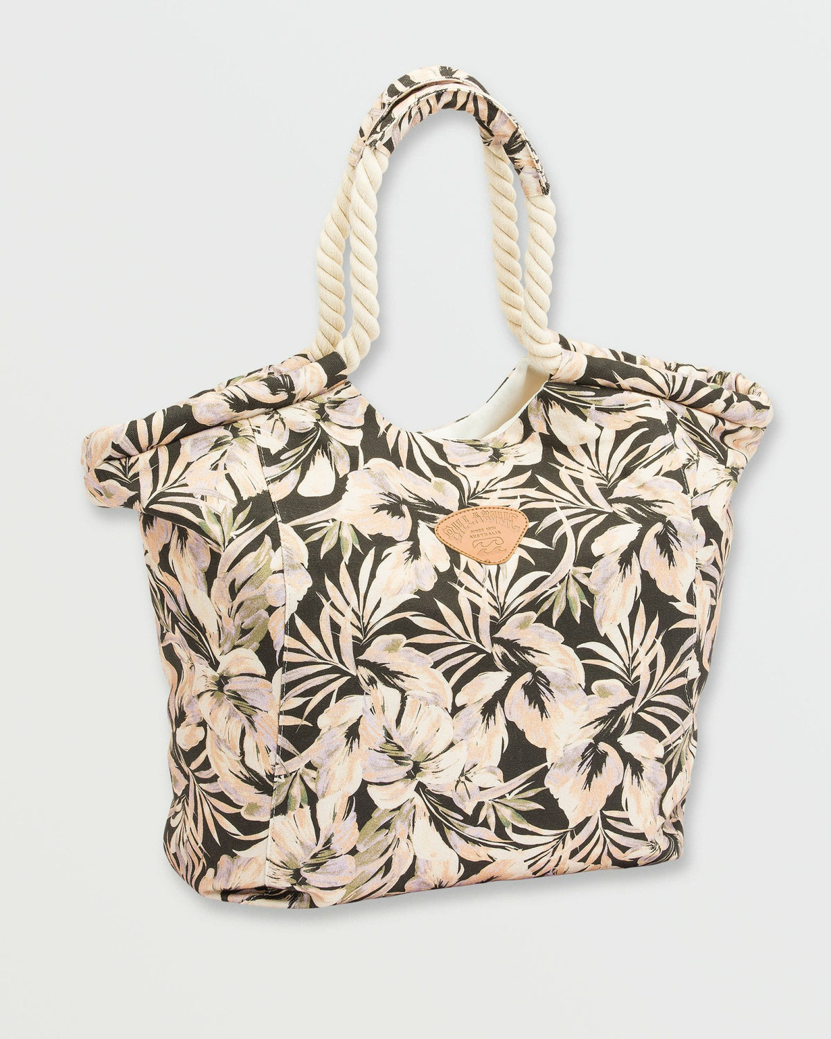 Billabong Women's Rope Tote Bag - Black Floral