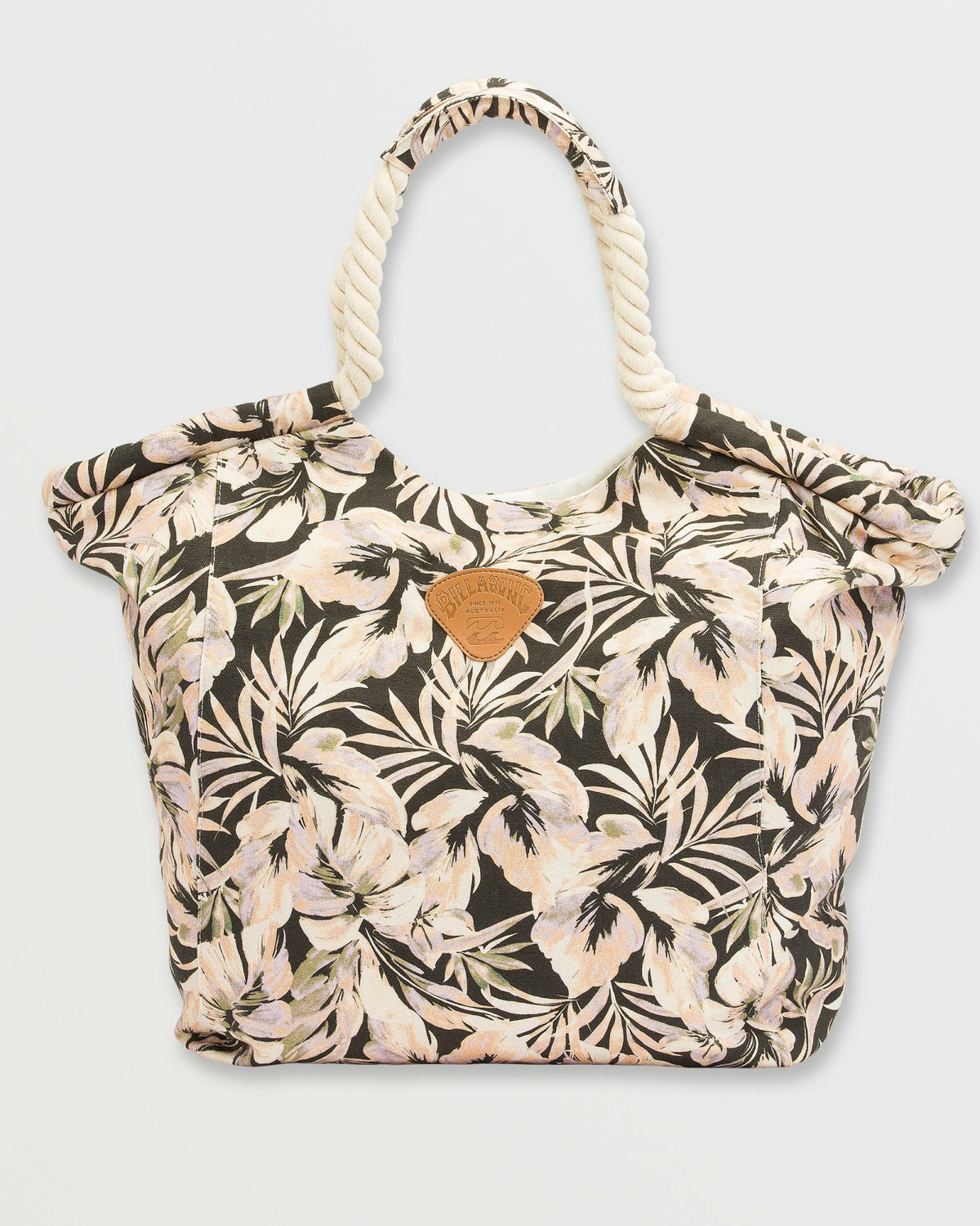Billabong Women's Rope Tote Bag - Black Floral