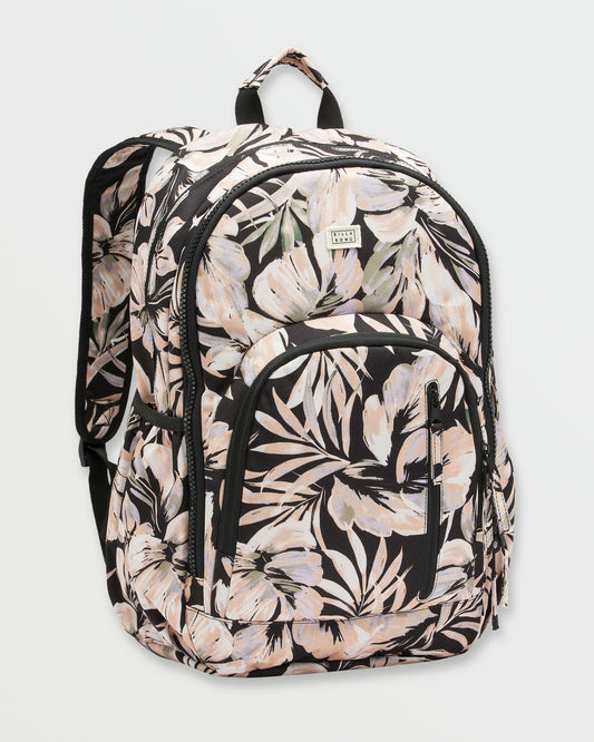 Billabong Women's Roadie Backpack - Black Floral