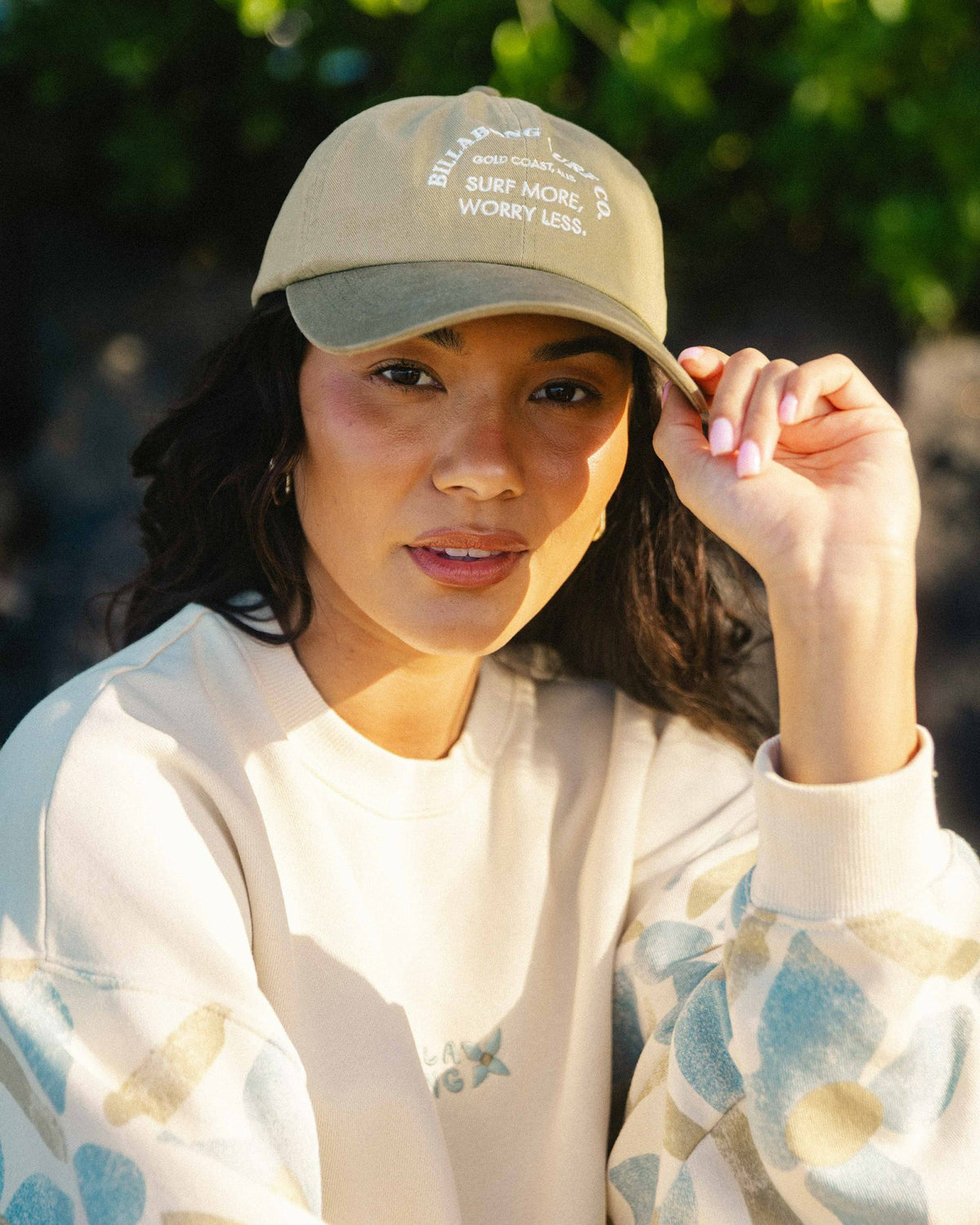 Billabong Women's Dad Cap Hat - Green Ash