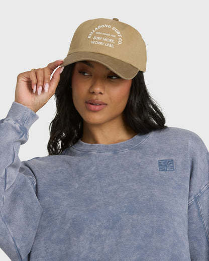 Billabong Women's Dad Cap Hat - Green Ash