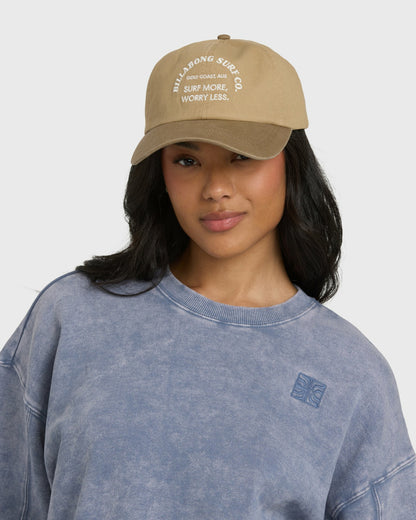 Billabong Women's Dad Cap Hat - Green Ash