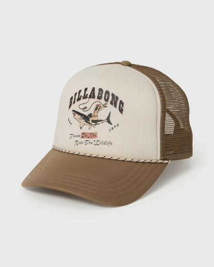 Billabong Women's Grandpa Trucker Hat - Mushroom