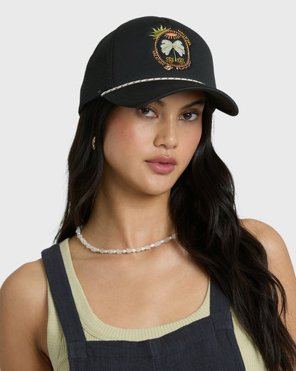 Billabong Women's Grandpa Trucker Hat - Off Black
