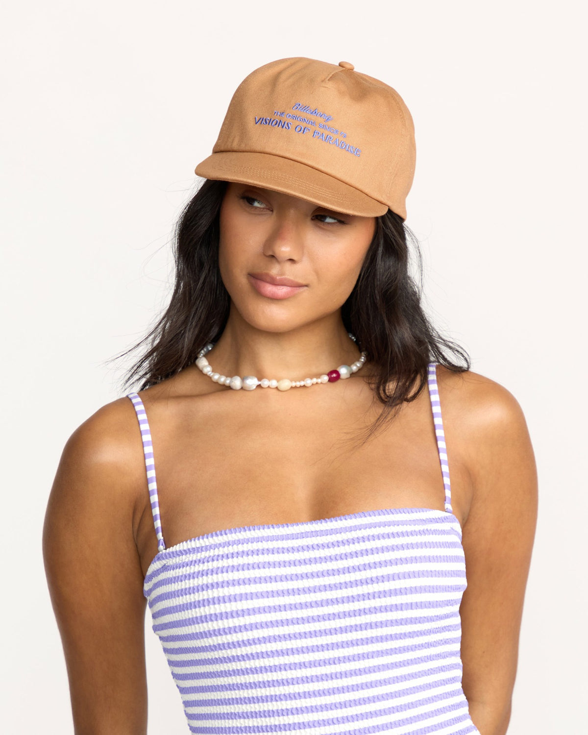 Billabong Women's Grandpa Dad Hat - Rose Brown