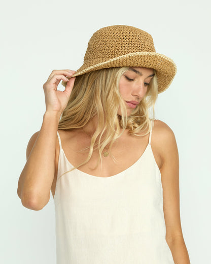 Billabong Women's Daylight Packable Bucket Hat - Natural