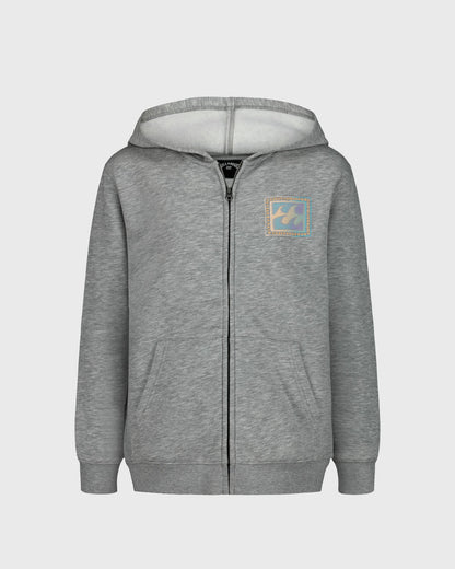 Billabong Women's Little Boys Crayon Wave Full Zip Hoodie