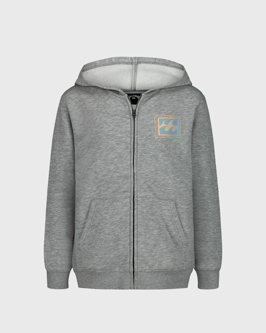 Billabong Women's Little Boys Crayon Wave Full Zip Hoodie