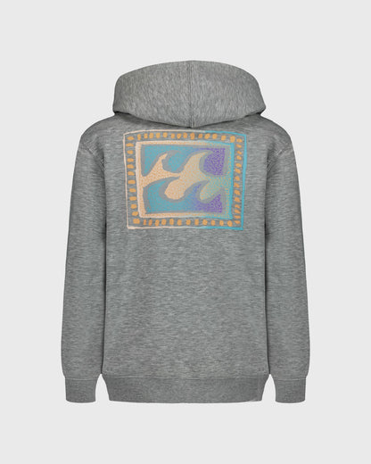 Billabong Women's Little Boys Crayon Wave Full Zip Hoodie