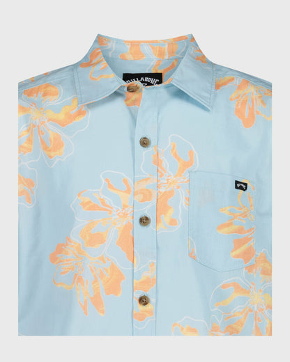 Billabong Women's Boys Sundays Short Sleeve Shirt