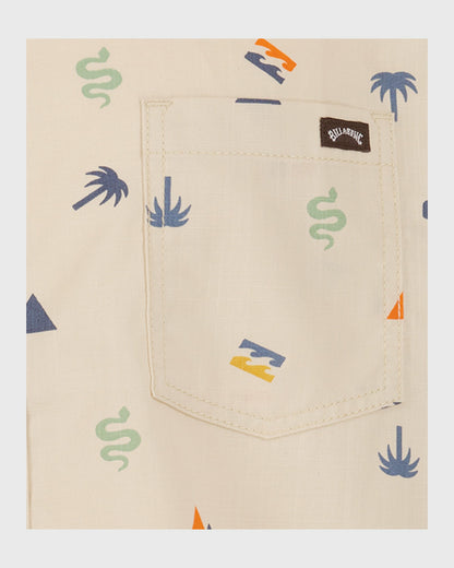 Billabong Women's Boys Sundays Short Sleeve Shirt