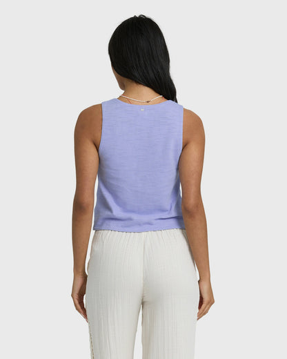 Billabong Women's Veda Knit Tank - Twilight Blue