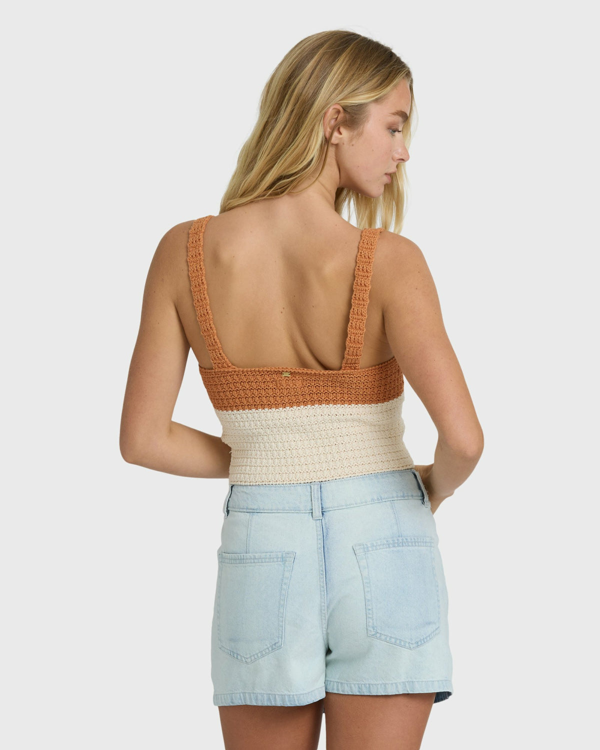 Billabong Women's Anders Sweater Tank - Caramel Cafe